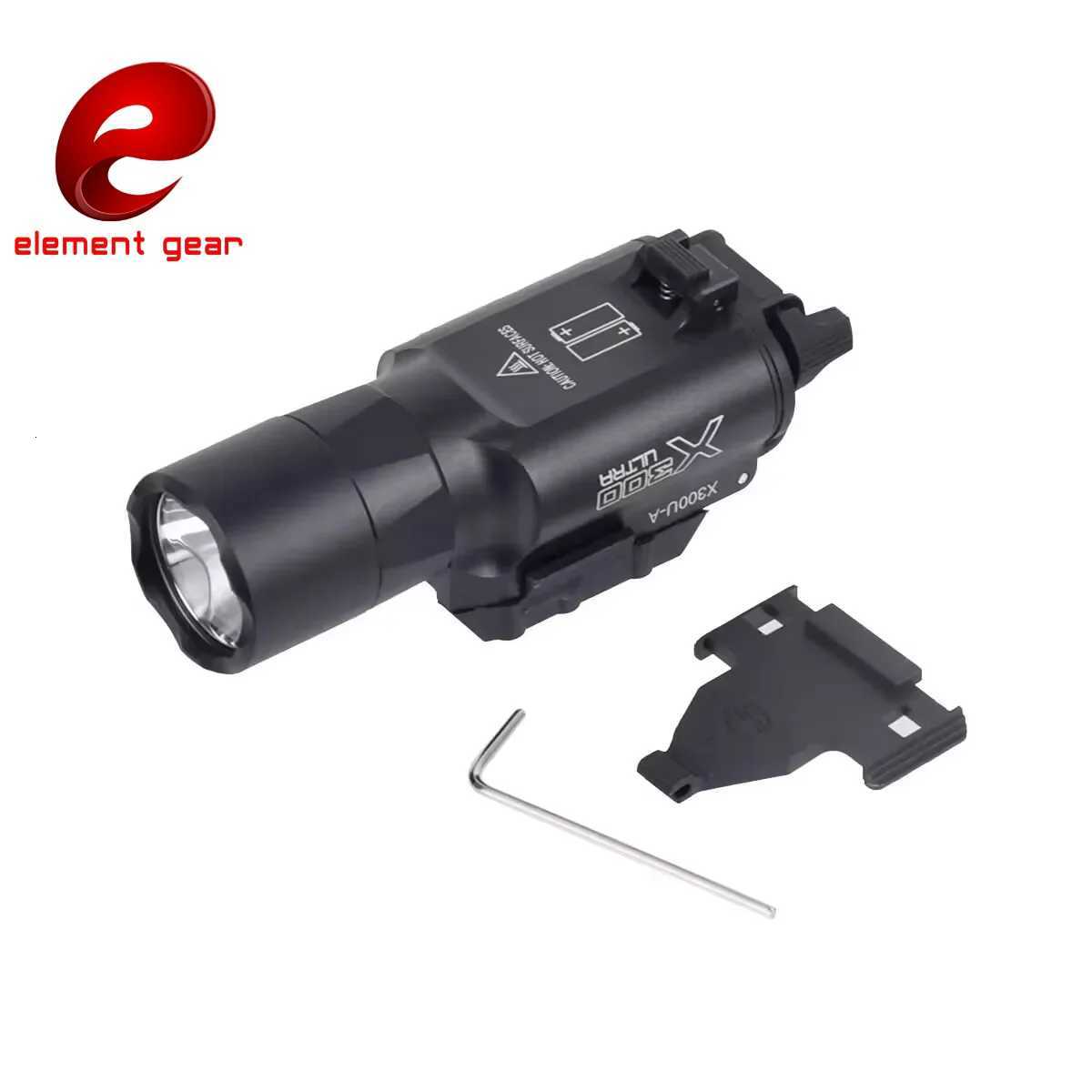 X300U Scout Light Gun Light Flashlight Rifle Strobe Flashlight Fits 20mm Rail Airsoft Hanging Flashlight Hunting R250728