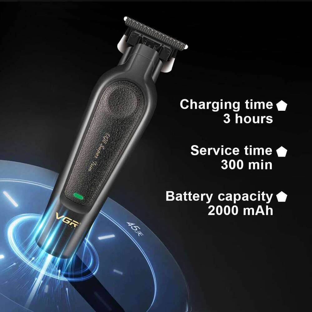 VGR Haircut hine 2pc Usb Charger Clippers Man Professional Barber Set Type C Vgr Trimmer Hair For Men barber