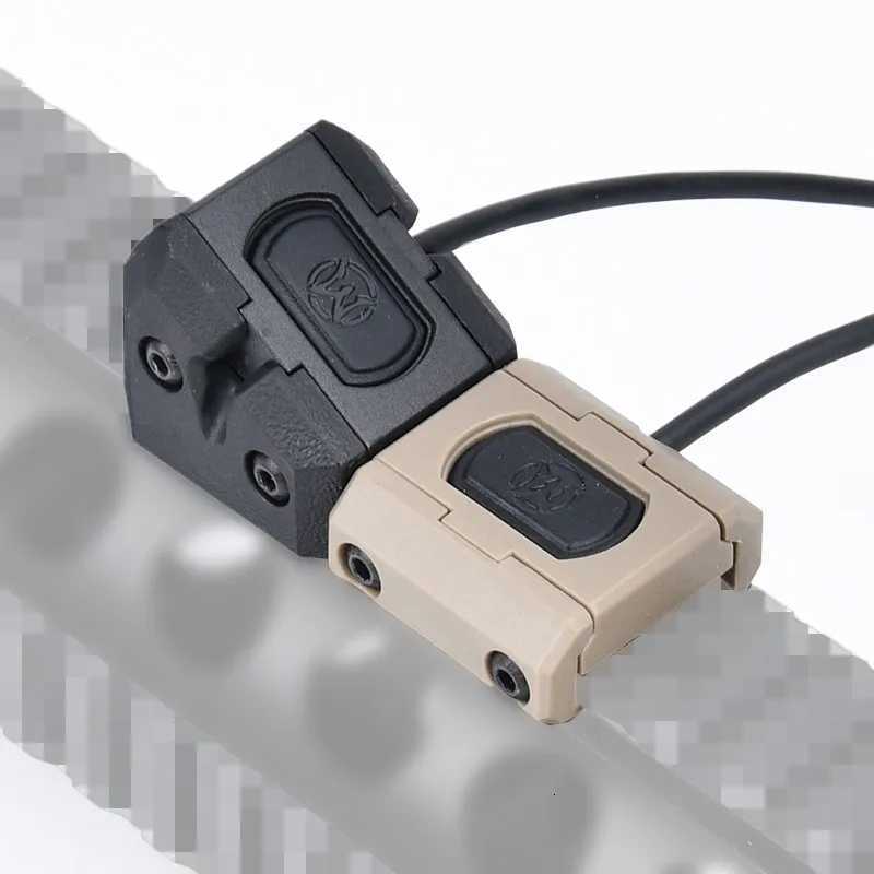 Tactical ModButton Remote Pressure Switch For SF M300 M600 Flashlight Weapon Light DBAL A2 PEQ15 MLok Keymod Airsoft Accessories R250728