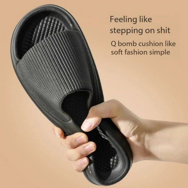 Female home Slippers indoor guest spring summer non-slip silent no smelly feet couple bathroom bath male 250725