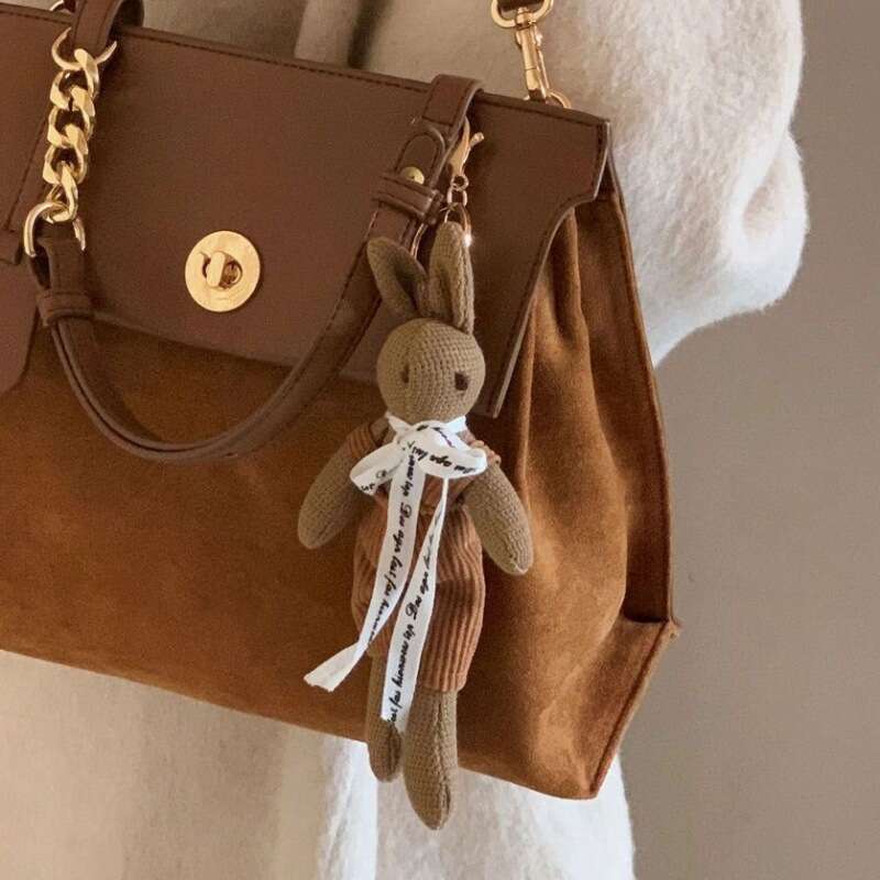 Maillard College Style Brown Backpack for Women 2024 New Spring Niche Designer Single Shoulder Bag