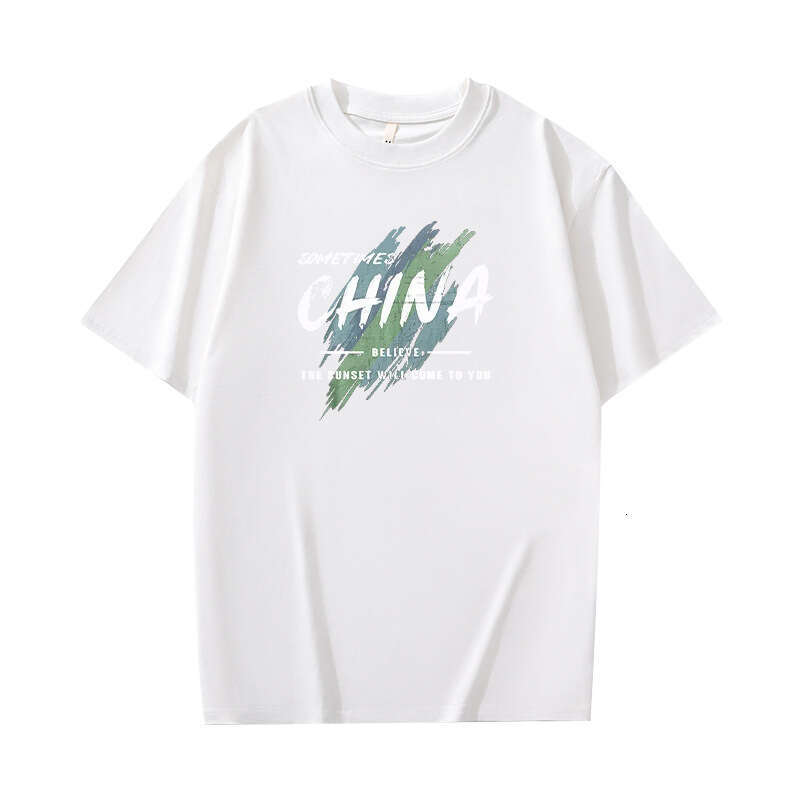 Designer T Shirt Japanese Style Summer Round Neck T-Shirt Men's Short Sleeve Top Trendy Loose Half Sleeve Fashion Printed Cotton Tee Shirt Graphi