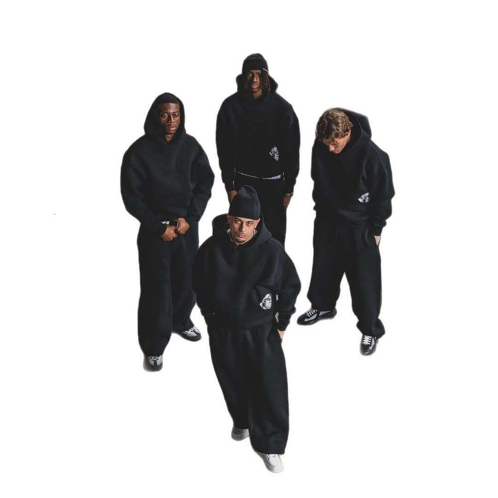 New Fashion Street Style Versatile Personalized Embroidered Hoodie Unisex Casual Pullover Sweatshirt Pants