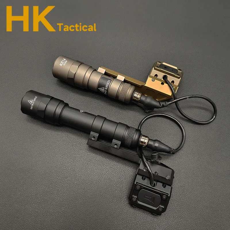 Airsoft M300B M600B Flashlight Tactical Rifle Hunting Gun Weapon Scout Light M600 Torch UNIT ModButton Pressure Switch R250728