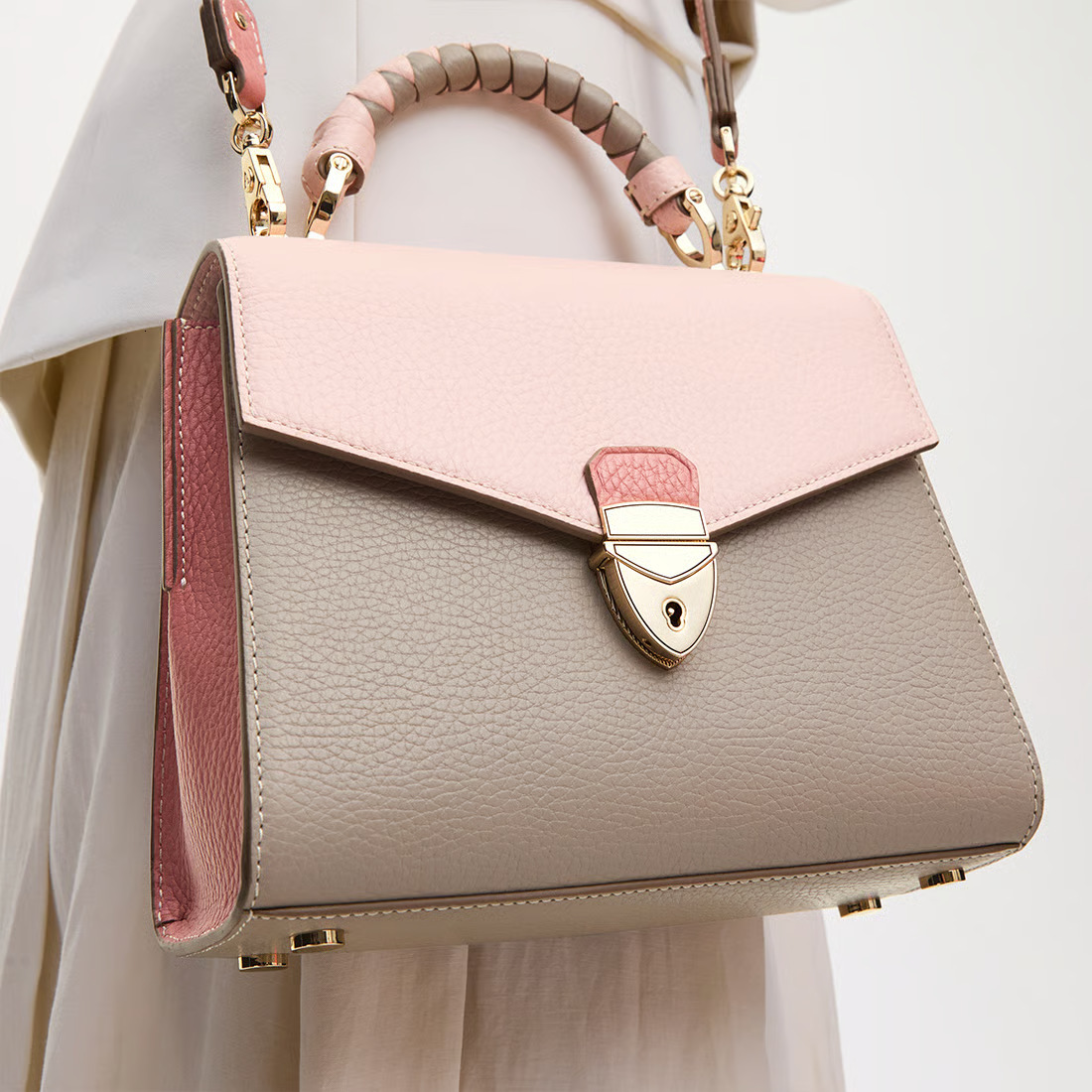 2025 Spring New Women's Leather Handbag Simple Versatile Crossbody Single Shoulder Small Square Bag Trendy