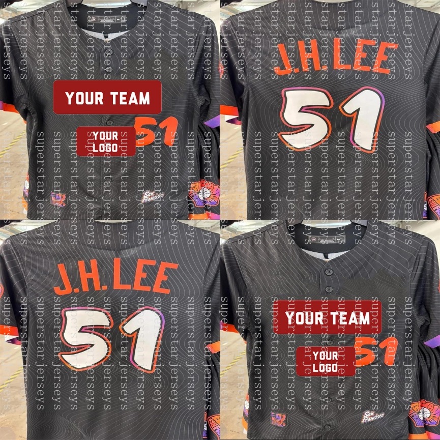 Justin Verlander Hoo Lee Posey 2025 City Connect Baseball jerseys Willy Adames Slater Matt Chapman Villar Yastrzemski Custom Any number any name