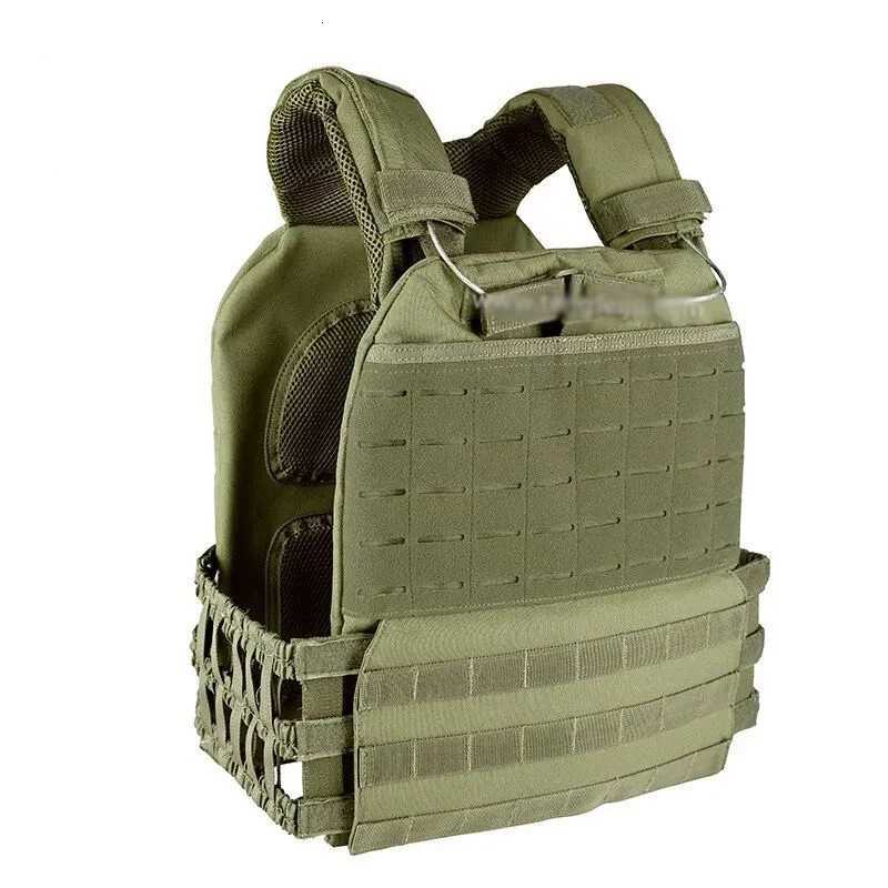 Tactical Adjustable Vest Hunting Airsoft Molle Waistcoat Hiking Assault Plate Carrier Vest Hunting Protect Outdoor Equipment Z250728