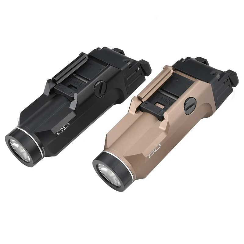 Tactical Metal Flashlight TR 9 1000lumen High Power Hunting Lamp Scout Strobe Light Airsoft Gear for 1913 UNIV Rail System XJ250728