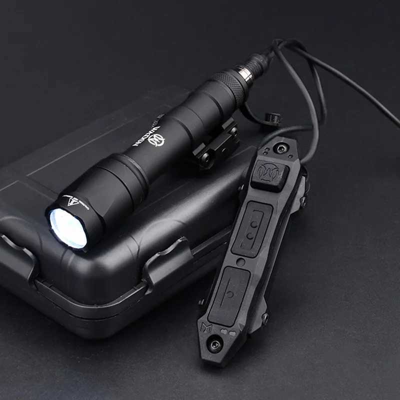 Vadsn M300 M600 Flashlight With Axon Dual Function Remote Pressure Switch Fit 20mm Rail Hunting Tactical Airsoft Light XJ250728