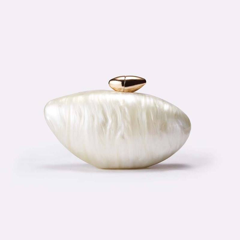 Chic Acrylic Evening Purse for Ladies Sleek & Minimalist Design