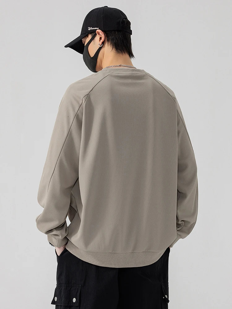 Korean Style Mens Side Pockets Sweatshirts Big Size 6XL 7XL 8XL Sportswear Loose Fit Pullover Tops Casual Oversized Hoodies 250729