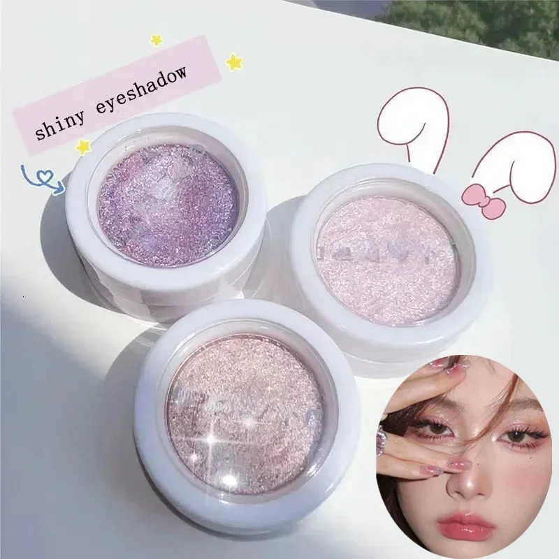 Monochrome Glitter Eyeshadow Palette Potato Texture Pearlescent Diamond Highlighter Brighten Shiny Eyes Korean Makeup Cosmetics 250726