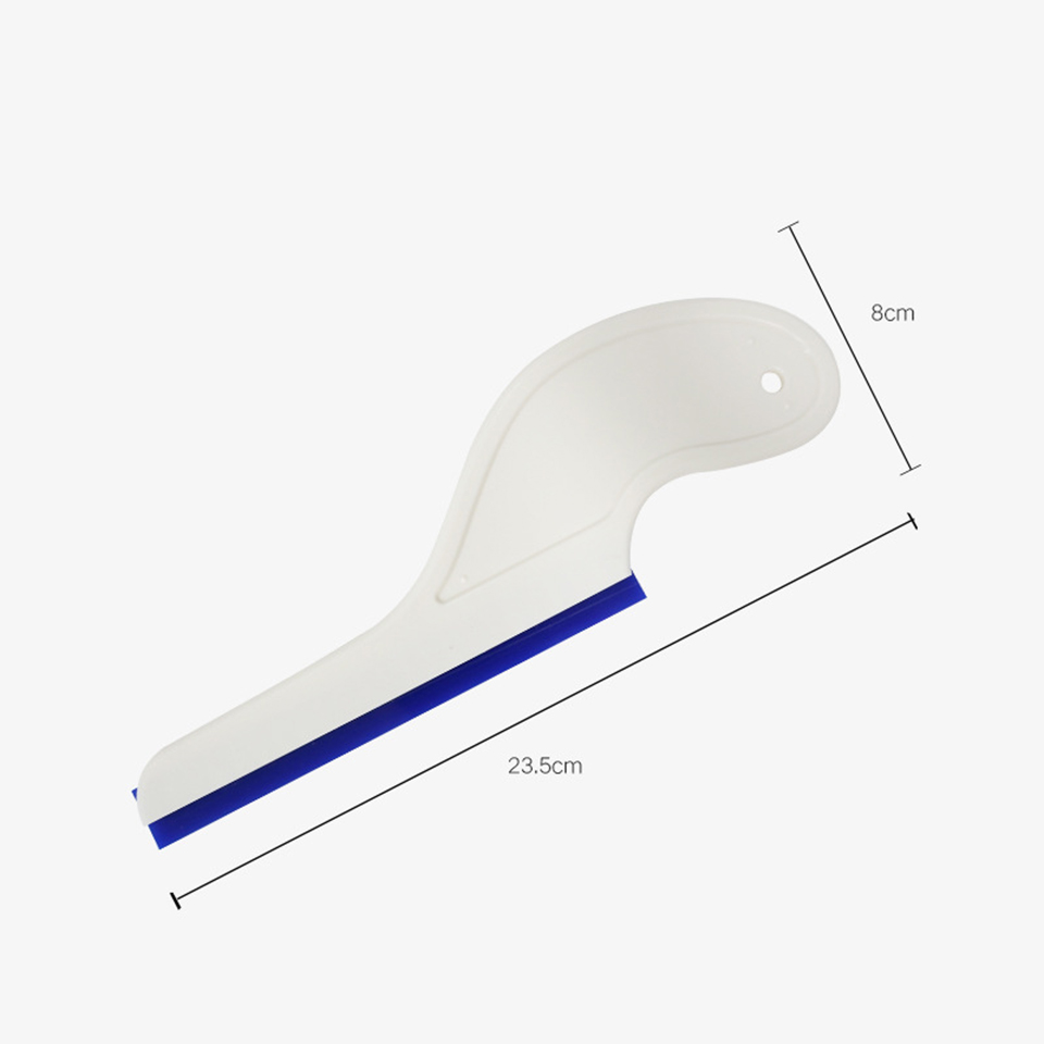 Blue Tapered Squeegee for PPF Installation, Non Scratch Soft Nylon Scraper for Clear Bra & Vinyl Wrap, Professional Automotive Bubble Removal Tool MO-