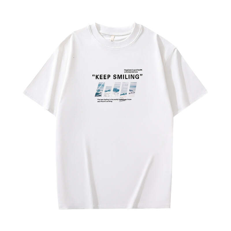 Designer T Shirt Men's Short Sleeve T-Shirt Trendy Brand Summer Loose Fit Pure Cotton New Base Shirt Top Tee Graphic Tee Tracksuit