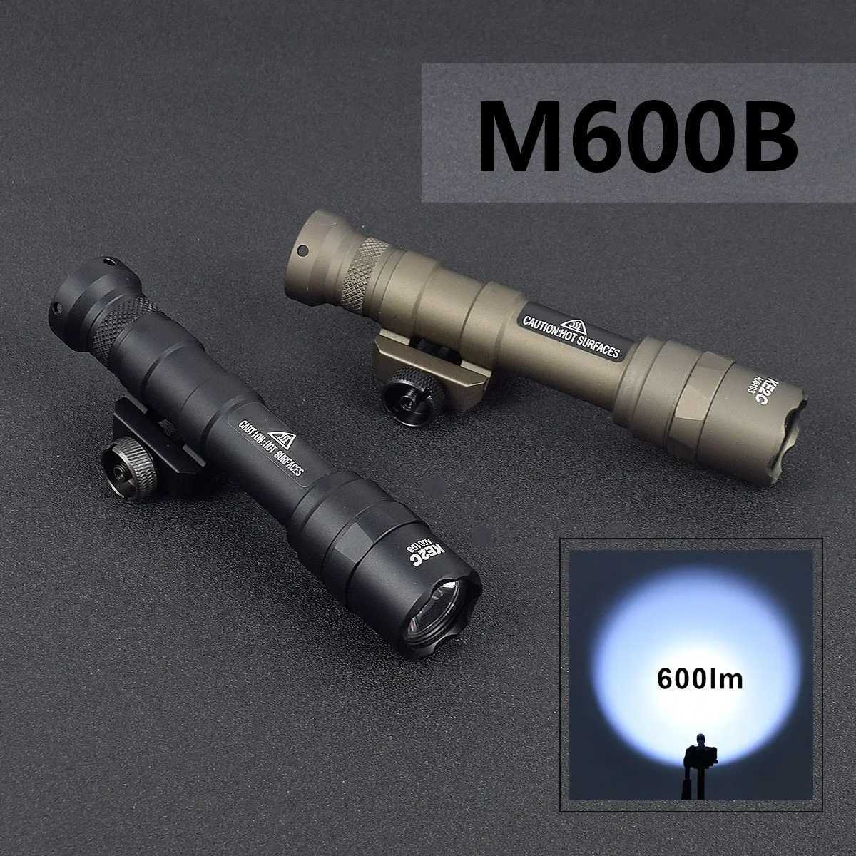 US Warehouse M600B M300B M300C Ultra Tactical Scout Light Rifle Weapon Flashlight Hunting Momentary Pressure Switch MLOK XJ250728