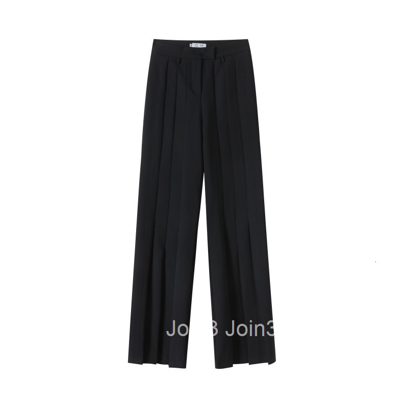 Fashionable Petite High-Waisted Wide-Leg Pants Spring and Autumn New Loose Flared Suit Floor-Length Pants Plus Size Womens Clothing Red Book