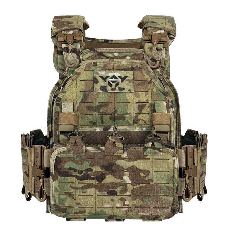 Lightweight Quick Release Tactical Vest Laser Cutting Plate Carrier Combat 1000D Molle Chaleco Tactico Tactical Vest Z250728