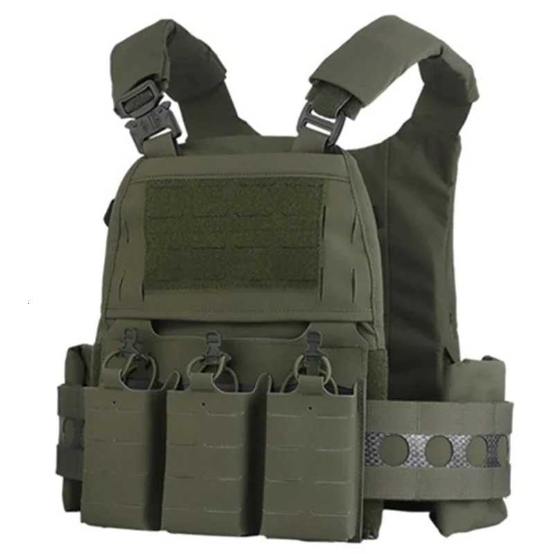 Ferro V5 FCPC Hunting Plate Carrier Modular PortabLE MOLLE Airsoft Training TripLE Magazine Pouch With Zip On Panel Banger Z250728