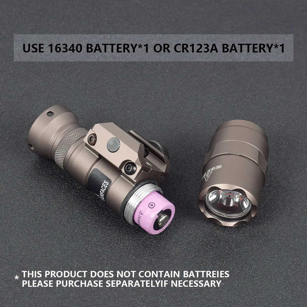 US Warehouse M600B M300B M300C Ultra Tactical Scout Light Rifle Weapon Flashlight Hunting Momentary Pressure Switch MLOK XJ250728