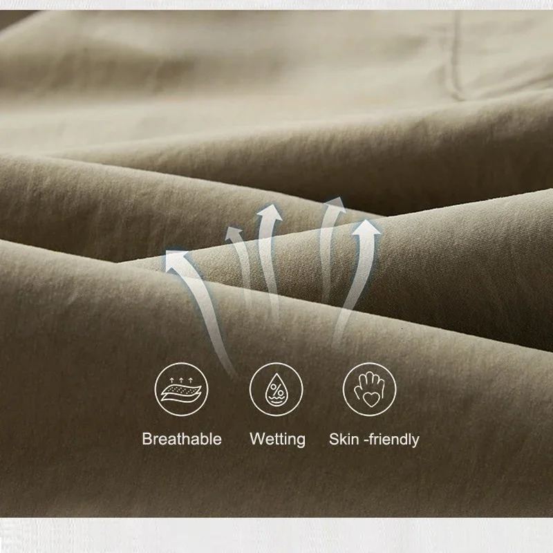 Paratroopers Pants Workers Mens Summer Skin American Straight Casual Cold Sports Big Pocket 250717