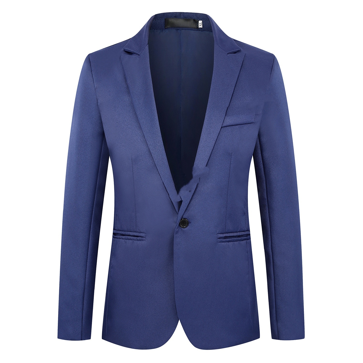 Master-k1483 Groom suit men's suit set slim fit dress casual handsome plaid suit men