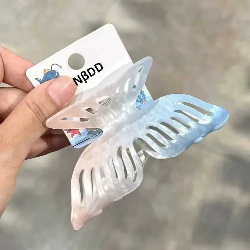 YHJ Ocean Series Blue Shell Starfish Hair Claw New Summer Beach Claw Clip Trendy Hair Accessories for Women Gifts Z250729