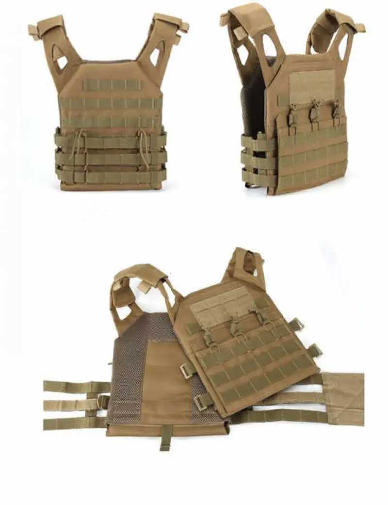 Tactical Training Vest Adjustable Durable Modular Outdoor Hunting Fishing Vest Cs War Game Equipment Plate Carrier Chest Rig Z250728
