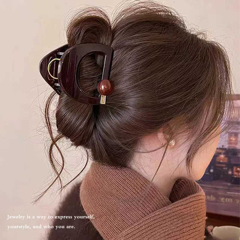 Elegant Bow Geometric Plastic Hair Claw for Women Girls Sweet Hair Ornament Hairpin Hair Clip Claw Clip Fashion Hair Accessories Z250729