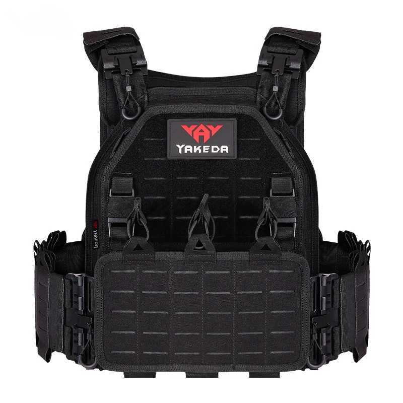 Lightweight Quick Release Tactical Vest Laser Cutting Plate Carrier Combat 1000D Molle Chaleco Tactico Tactical Vest Z250728