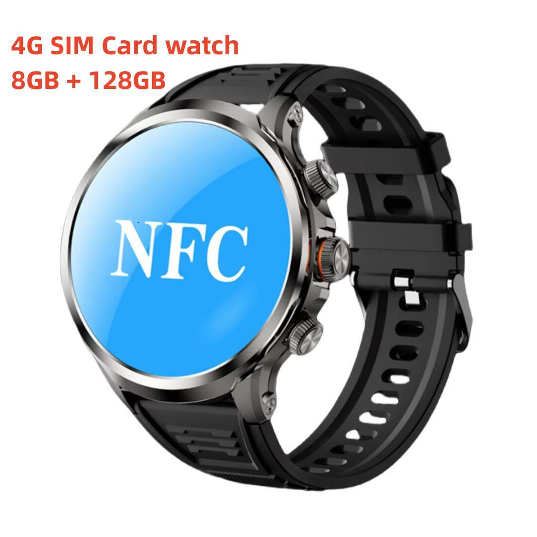 H18 PRO 4G Android Smartwatch 2025 WIFI GPS Tiktok Youtube Facebook AI NFC 8+128GB Sim Card HD Camera Smart Phone Watch
