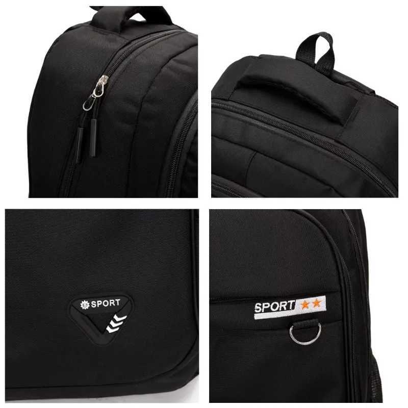 Minimalist Large Capacity Backpacks Mens Waterproof Oxford Commute School Backpack Business Casual Multiple Pockets Travel Bag S250728