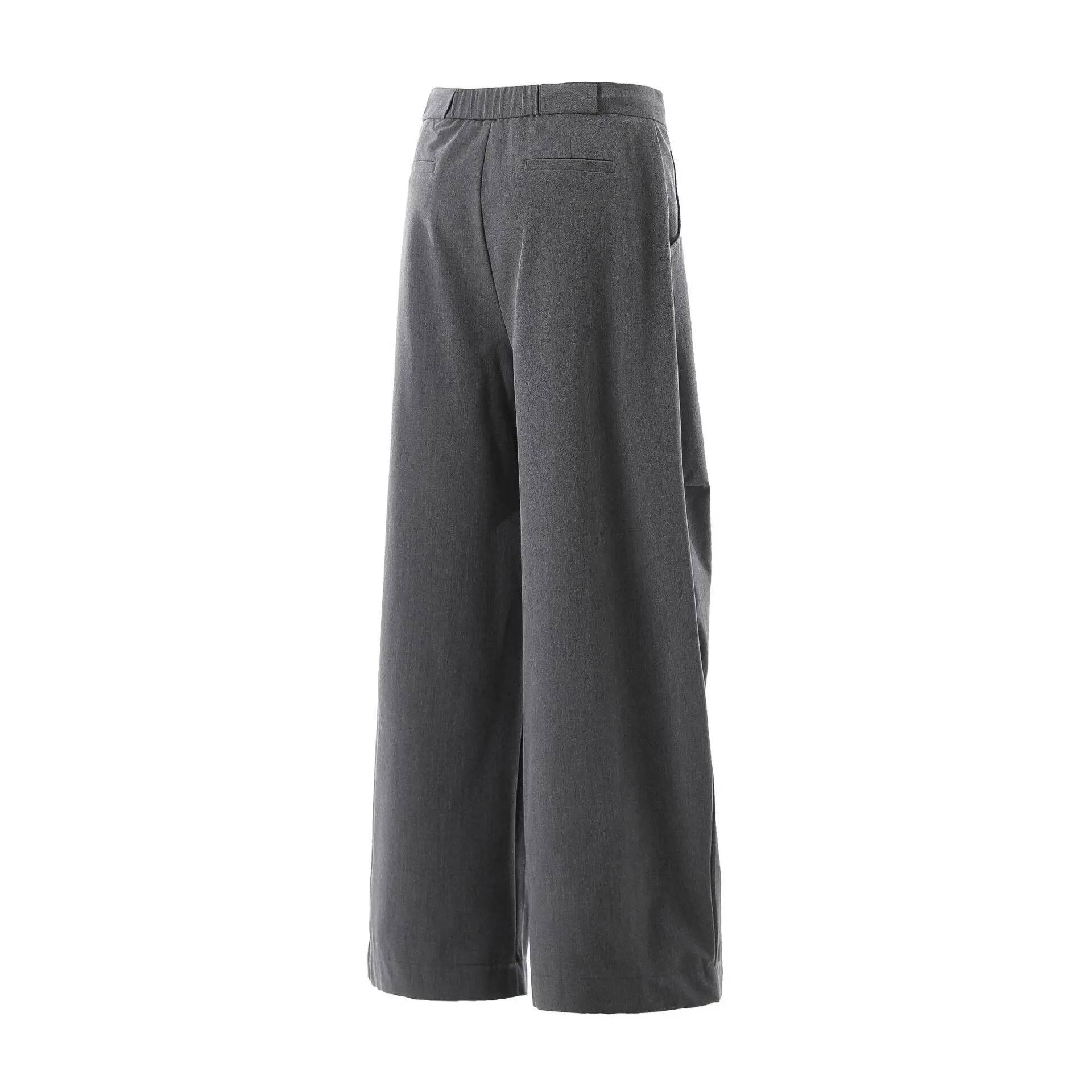 2025 New American Fold Western For Men Spring Autumn Thin Wide Leg Floor Dragging Loose Casual Dress Pants Relaxed Fit