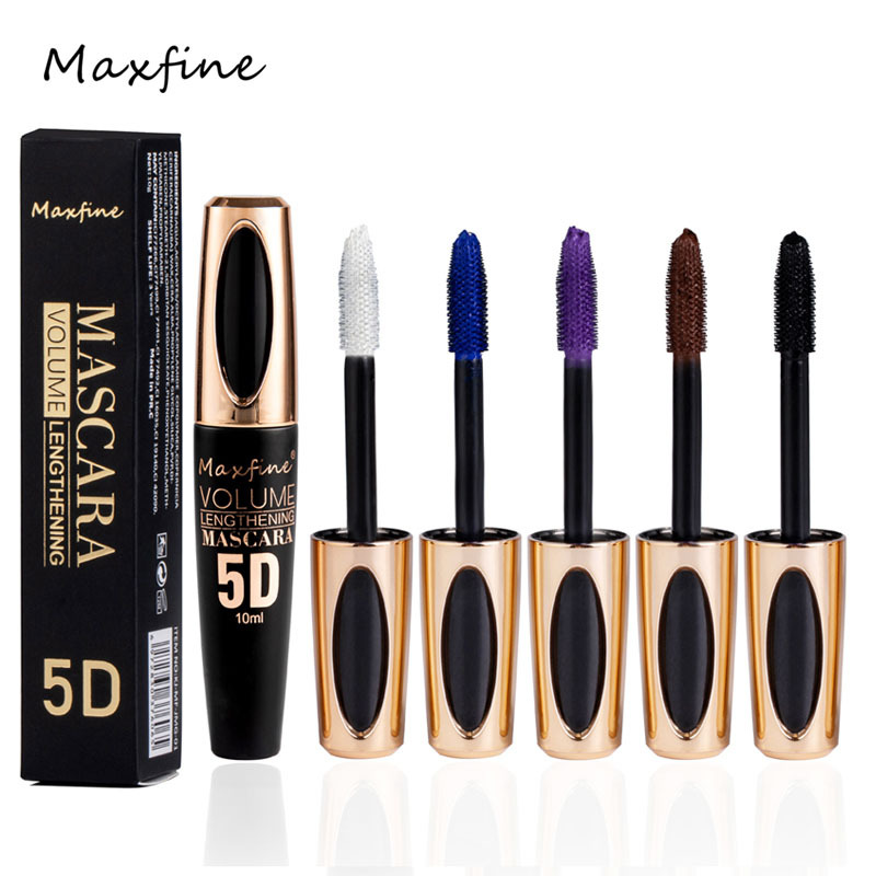 5D Silk Mascara with Big Eyes Strong and Lasting Black Content Length Waterproof Non-caking and Prolonged Mascara Creates Dense Long Lashes With Silic