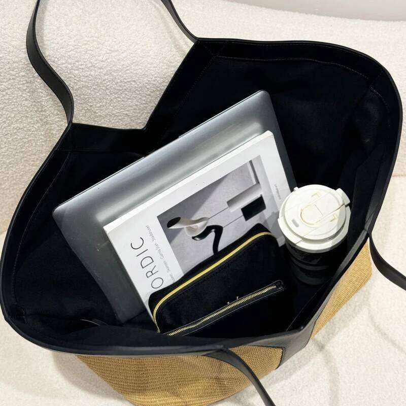 Women's Bags Designer Women's Bags Designer Beach Ovesize Tote Bags Fo Women Designe Handbag Puse New In Staw With Cowhide Lage Capacity Und