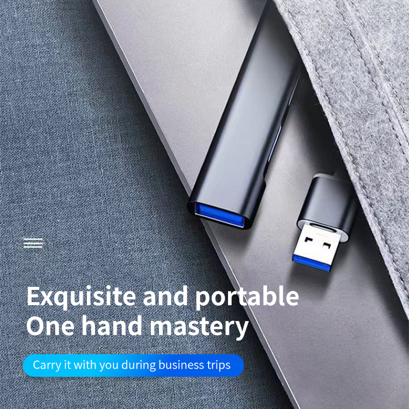 USB C to USB HUB 4 port usb docking station for mobile phone/computer extender