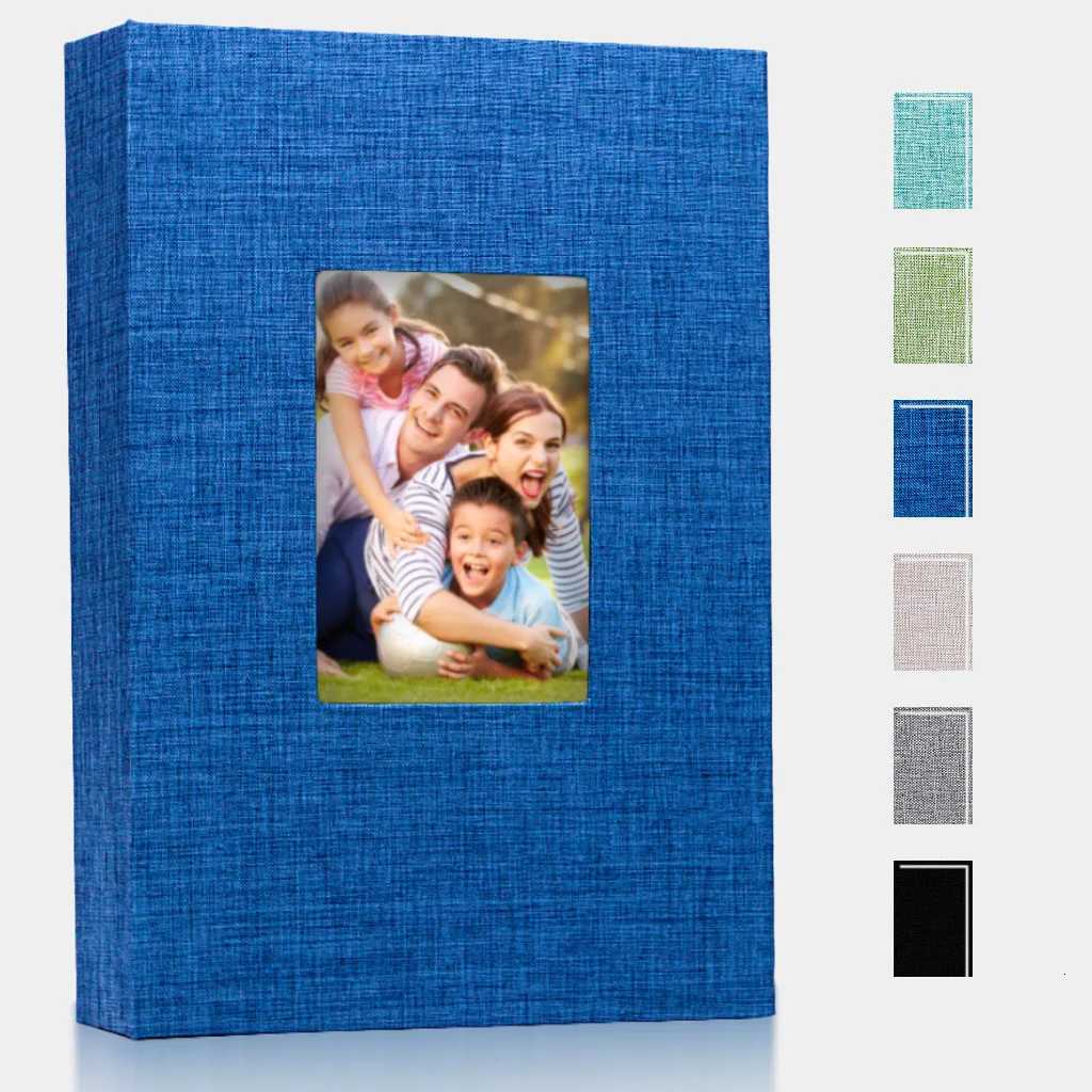300 Photos of Linen Photo Albums Suitable for 4x6inch Photos Slip-On Picture Albums Suitable for Wedding Baby Family and Anniversary Photo Storage Z25