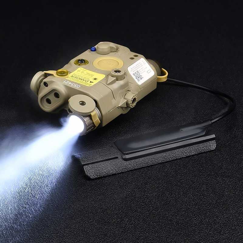 Tactical AN/PEQ-15 Red Green Blue IR Laser White LED Weapon Light AR15 Airsoft Hunting Compatible 20MM Picatinny RailXJ250728