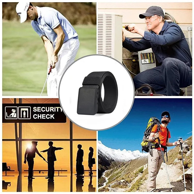 2PC Military Automatic Buckle Nylon Belt Outdoor Hunting Multifunctional Tactical Canvas High Quality Men And WomenBelt 250716