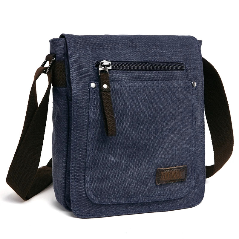 Canvas Bag Vintage Messenger Business Casual Travel satchel single Shoulder Unisex Crossbody Male Bolsa 250725
