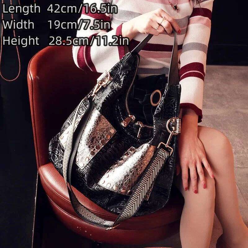 Women's Bags Designer Women's Bags Designer Large Glamour Handbag Spacious Crossbody Satchel With Zipper Closure, Multi-Pocket And Comfortab