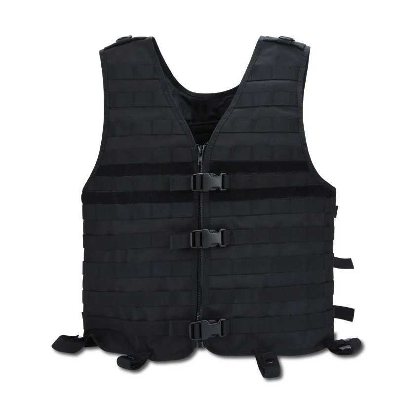 New Mens Molle Tactical Vest Hunting Gear Load Carrier Vest Sport Safety Vest Hunting Fishing with Hydration System Z250728