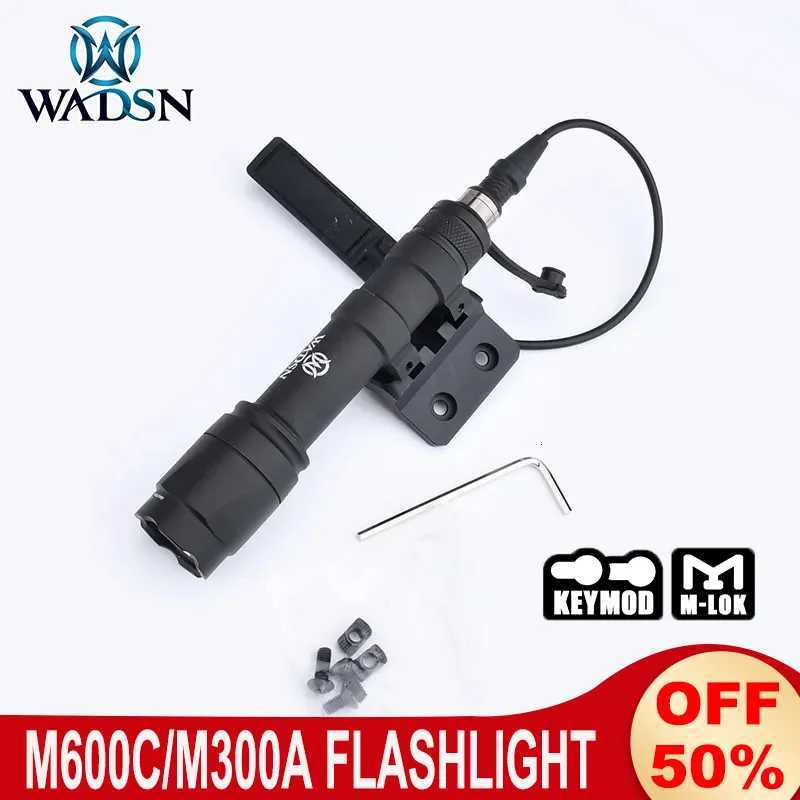 Vadsn Tactical Flashlight M300 Outdoor Hunting Spotlight M600C Offset Mounting Base M600 Scout Light Base Fit Mlok Keymod R250728
