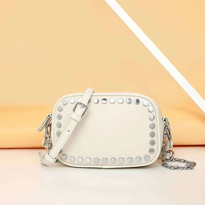 Designer bag shoulder bag crossbody bag tote bag High Quality L Genuine Leather Shoulder Crossbody Bags For Wome 2023 Rivet Chain Cowhide Handbags Fem