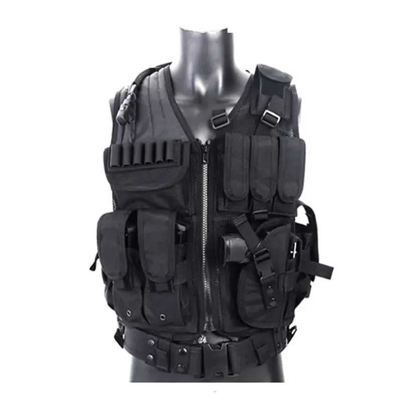 Summer BreathabLE Mesh Multi-POCket Vest for Outdoor Duty Tactical Training Mesh with Multi-functional Net Eye Tactical Z250728