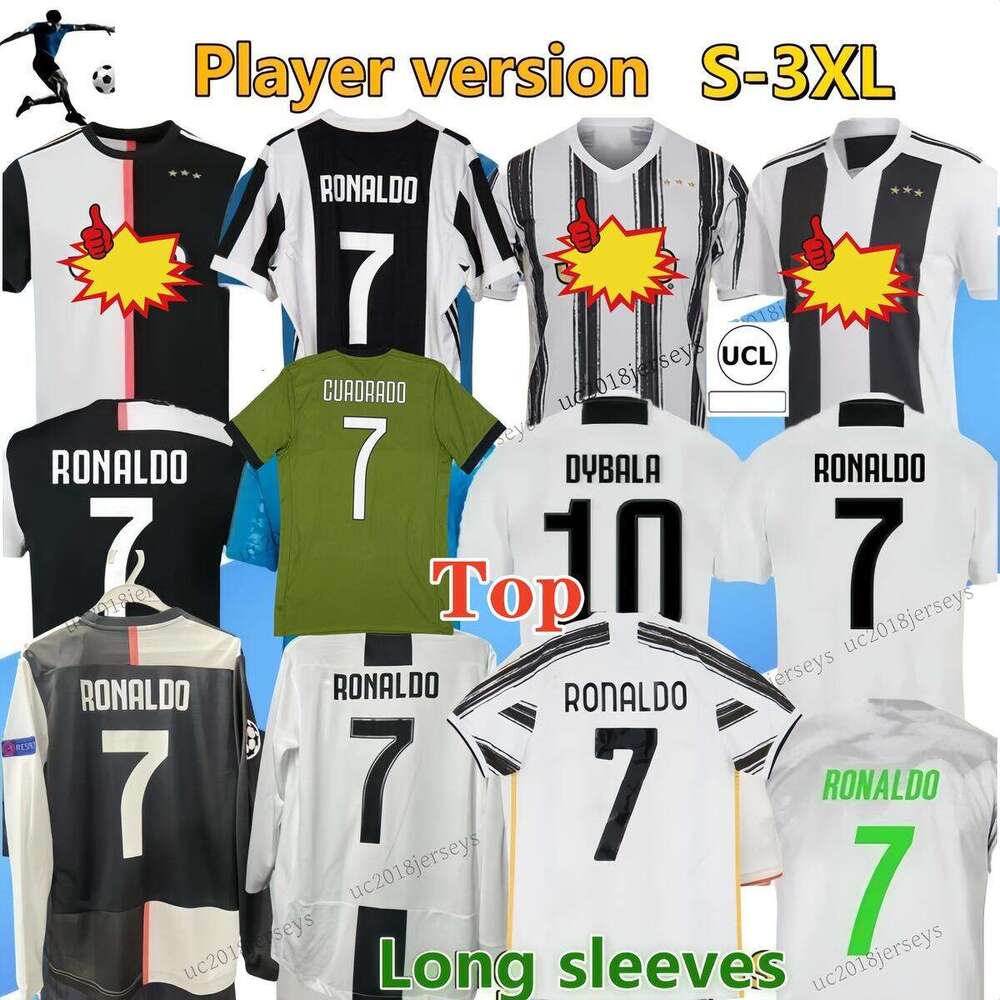 S-3XL Player version Retro 2017-21 RONAldo 7 Soccer Jerseys 2018 2019 2020 2021 classic football shirt top quality