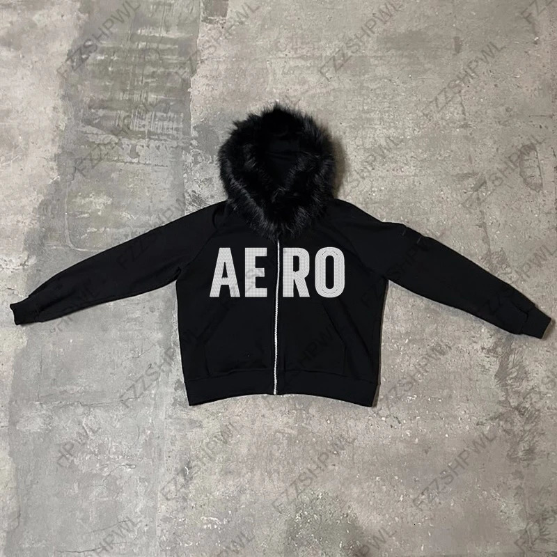 2K Hoodies Clothes Women Aesthetic Harajuku Fur Collar Leopard Print Zip Up Graphic Retro Hip Hop Punk Streetwear EGirl 250729