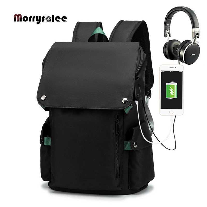 Backpack Men USB Charging Waterproof Laptop Women Casual Oxford Male Business Bag Computer Notebook Backpacks 15.6 Inch 2024 New S250728