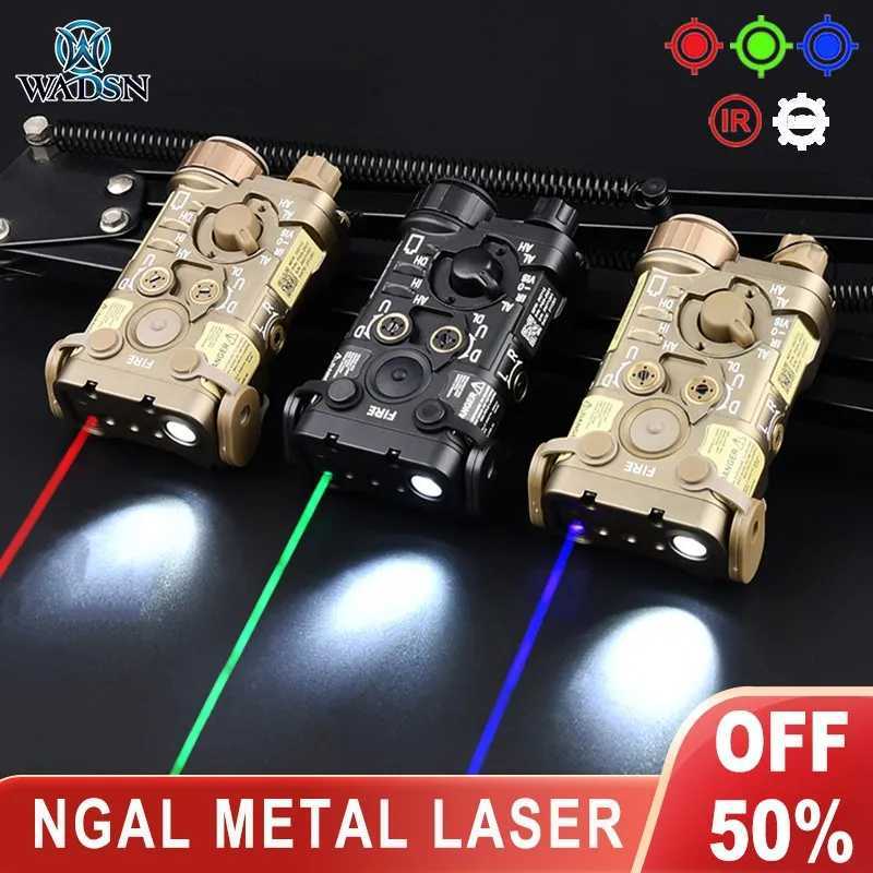 Tactical Metal NGAL Red Green Blue Dot Strobe IR Indicator M300 M600 Scout Light Fit 20mm Rail Airsoft Weapon AccessoryXJ250728