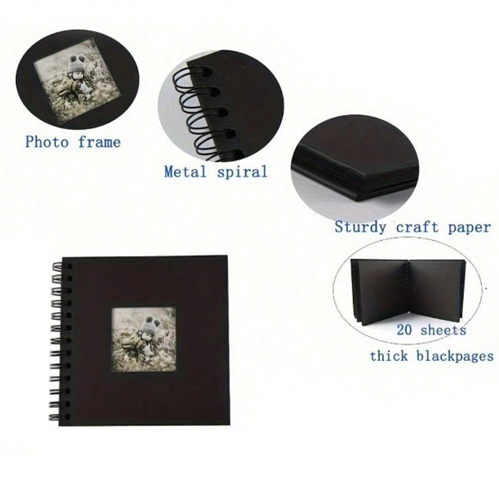 Scrapbook Photo Album Memory Book Paper for Travel Wedding Anniversary Christmas Gifts Baby Shower Memories Z250729