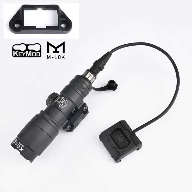 300 M300 M300A MINI Scout Light Metal Flashlight With Modbutton Switch Airsoft Weapon Light Hunting Rifle LanternXJ250728